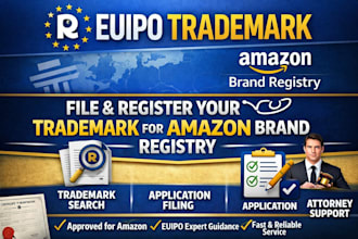 register euipo trademark for amazon brand registry and attorney support