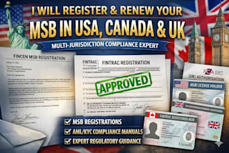 handle your msb registration with fincen fintrac and fca