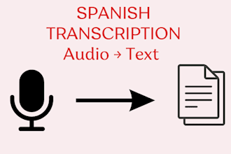 transcribe spanish audio or video manually and accurately