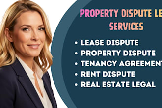 write or respond to eviction notice, rental dispute as landlord tenant lawyer