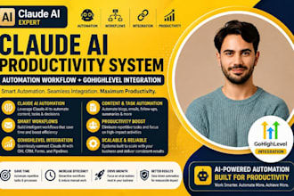 build clause ai productivity system automation workflow gohighlevel integration