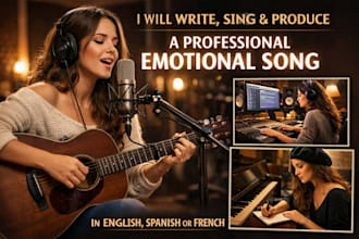 versatile emotional female singer, songwriter in english spanish french