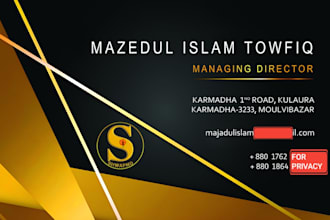 design professional business cards for your brand or company