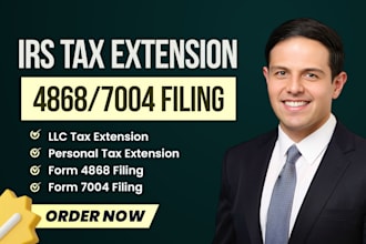prepare tax extension filing form 7004 to avoid irs penalties before deadline