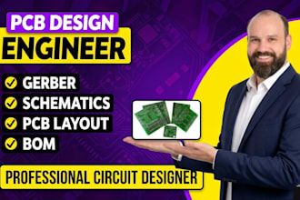 design esp32, arduino pcb circuit board and schematic layout