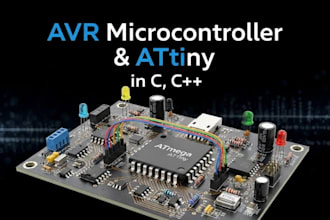 program avr atmega and attiny microcontroller programmming in c cpp  or assembly