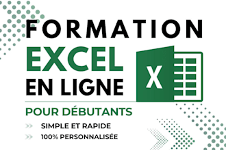 teach excel step by step in french personalized sessions