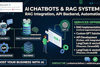 build ai chatbot or rag system