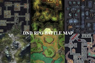 do custom dnd battle map rpg world map illustration fantasy map ttrpg map design