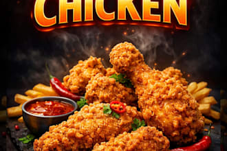 design eye catching food menu flyers and posters