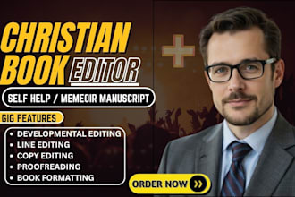 be book editor, developmental editor for nonfiction book, christian book for kdp