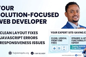 fix responsive layout and complex javascript bugs