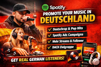 promote deutsch spotify music playlist track rap pop spotify album spotify ads