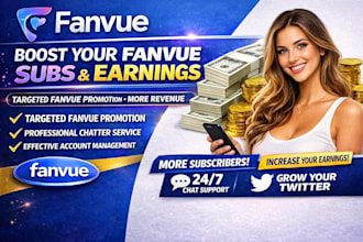 do fanvue chatter, fanvue promotion, twitter x marketing