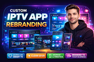 rebrand iptv app smarter pro, ibo player, 9xtream, tivimate