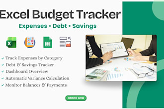 create a budget spreadsheet in excel with dashboard and tracking