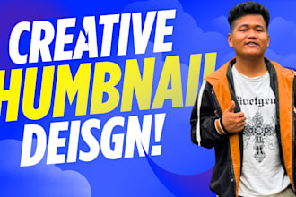 design professional youtube thumbnail