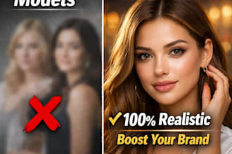 realistic ai influencers or virtual models for your brand