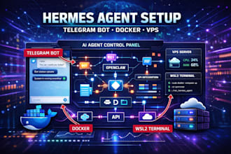 install, fix hermes agent,telegram bot gateway docker wls2 openclaw vps mac mini