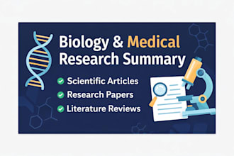 summarize biology and medical research papers fast