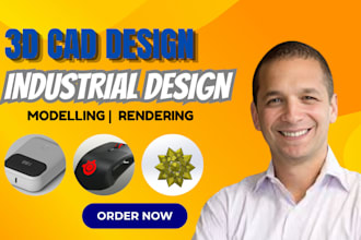design precise 3d cad models for industrial manufacturing