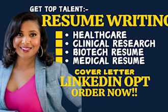 craft resume for medical life science, clinical research, trials, biotech role