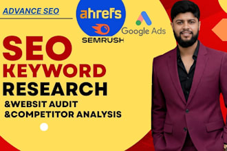 keyword research website audit competitor analysis