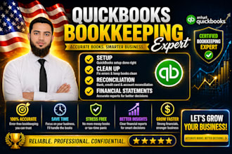 do quickbooks clean up, bookkeeping  and reconciliation in quickbooks online