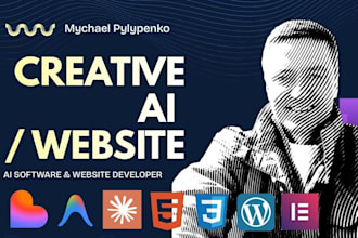 build ai website, ai web app, ai bot as full stack dev