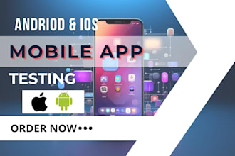 qa testing ios, andriod apps, websites, games for UX, UI and functionality