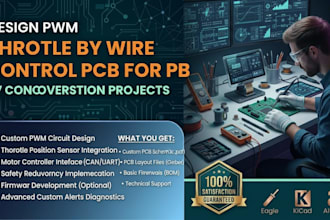 design pwm throttle by wire control pcb for ev conversion projects