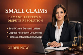 expert writes small claims demand letters and dispute resolution documents