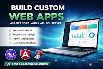 do website using asp dot net, angular, blazor and sql server