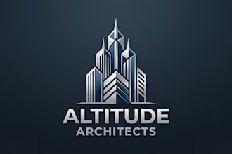 design a modern and professional skyscraper logo