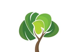 design a professional modern tree logo