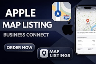 setup and fix apple maps listing, apple business connect for local SEO