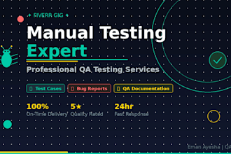 do manual testing, write test cases and QA documentation