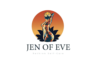 create modern minimalist wellness, beauty and self care logo for your brand