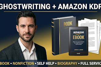 ghostwrite your ebook and publish on amazon KDP