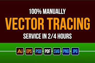 vector redraw, vectorize, convert logo or graphic to vector