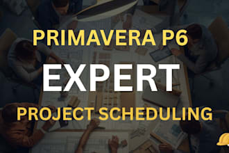 create primavera p6 schedule, gantt chart, wbs and planning