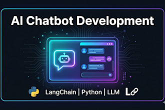 build a custom ai chatbot using langchain and llm API