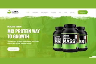 build supplement website supplement store health supplement nutrition supplement