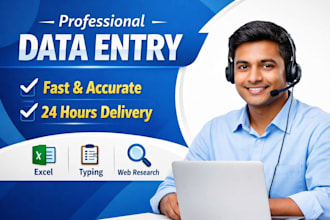 do data entry, copy paste, excel data entry and typing work