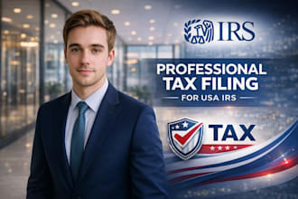 provide irs tax filing, 1040 preparation, and multi state sales tax nexus review