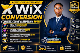 migrate convert clone figma lovable webflow squarespace wordpress to wix website