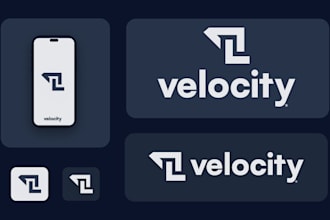 design modern saas ai tech startup logo with clean brand identity