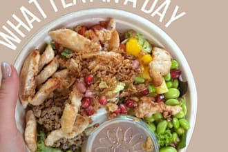 edit aesthetic food, lifestyle content for social media