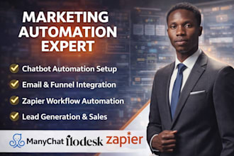 setup manychat flodesk and zapier zap email automation
