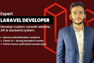 develop custom laravel CRM, erp or admin panel